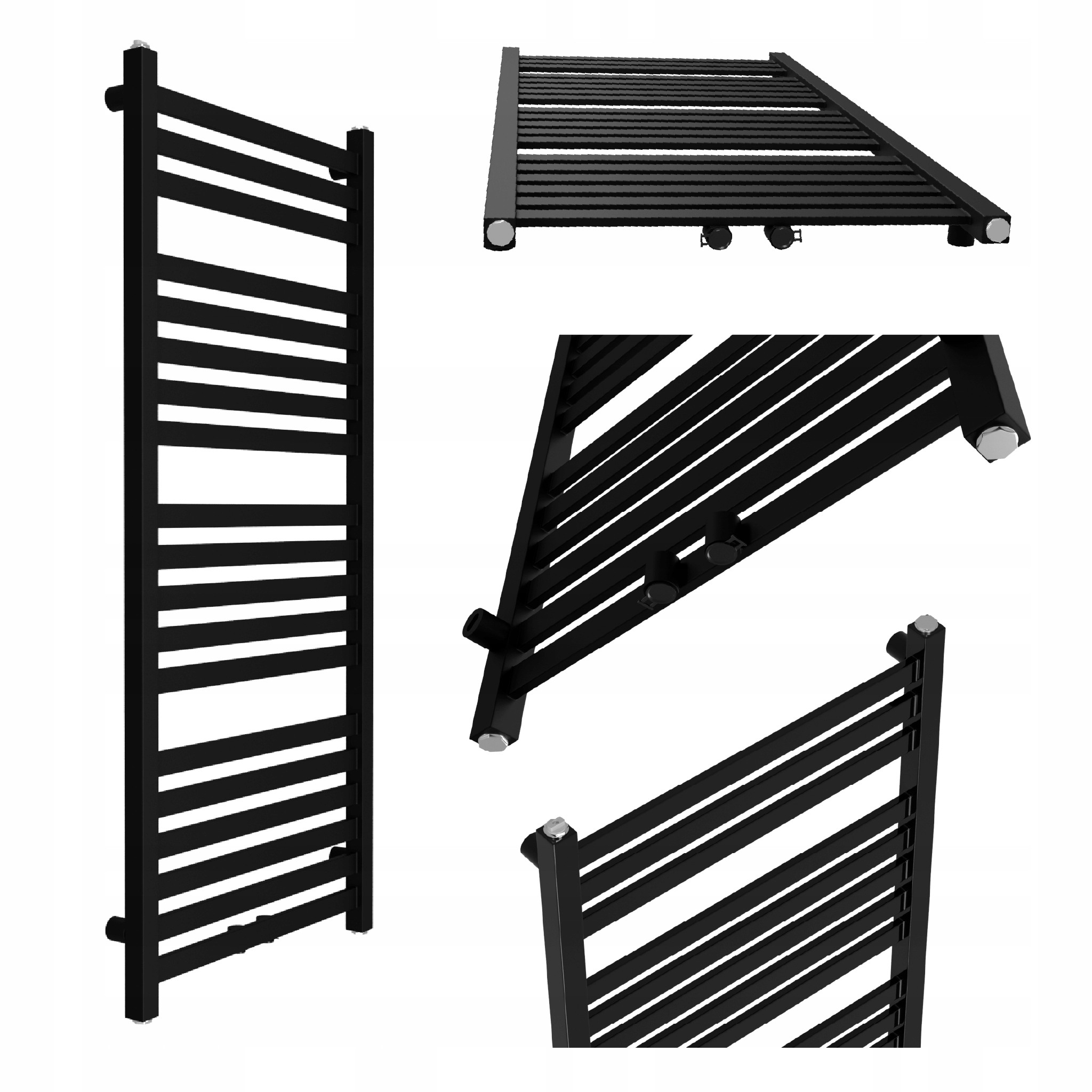 Koupelnový radiátor Royal-middle 750x630 Černý