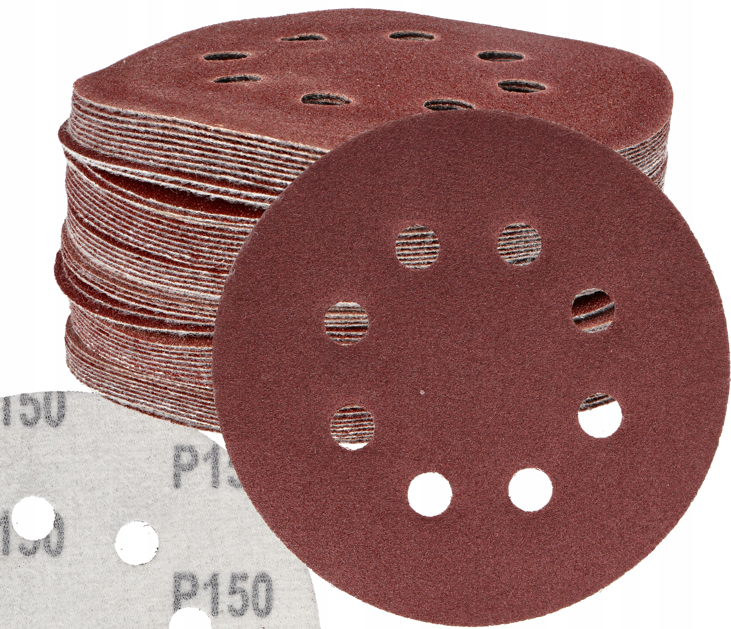 Papier Ścierny Na Rzep 125 Szlifierki Oscylacyjnej Krążki Ścierne P150 X50