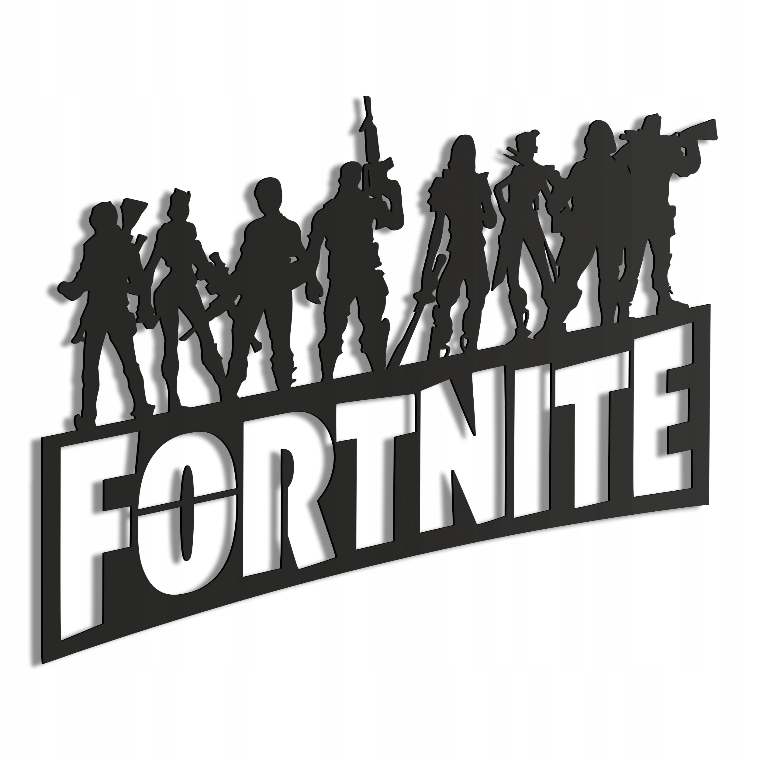 Dřevěný 3D obraz Fortnite Nástěnná Dekorace Dárek XL
