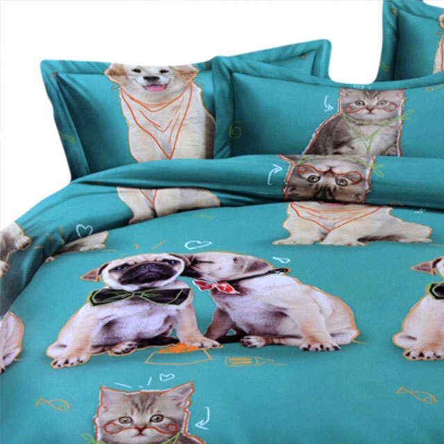 POŚCIEL 100% SATYNA BAWEŁNIANA 140X200 4cz.