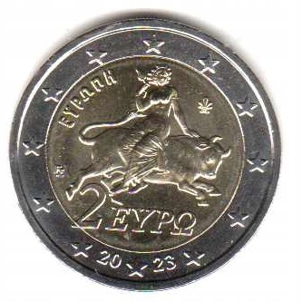 2 euro obiegowe Grecja 2024