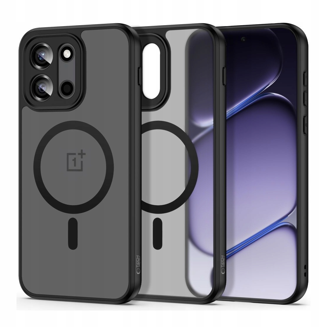 Etui do OnePlus Nord 6 Tech-Protect Magmat MagSafe czarne matowe