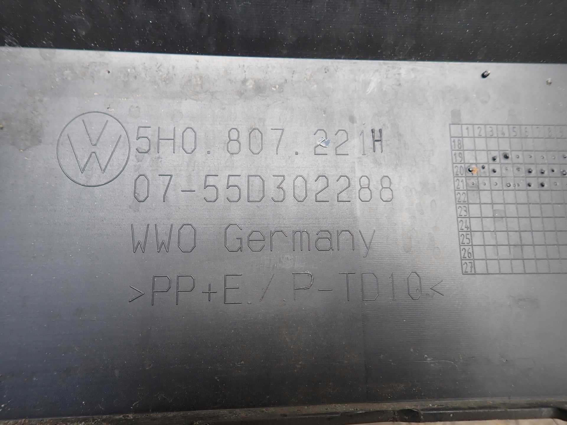 bumper front front VW VOLKSWAGEN GOLF 8 VIII 5H 2020