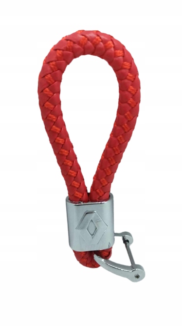 Renault Brelok Breloczek Brylok Pleciony Czerwony