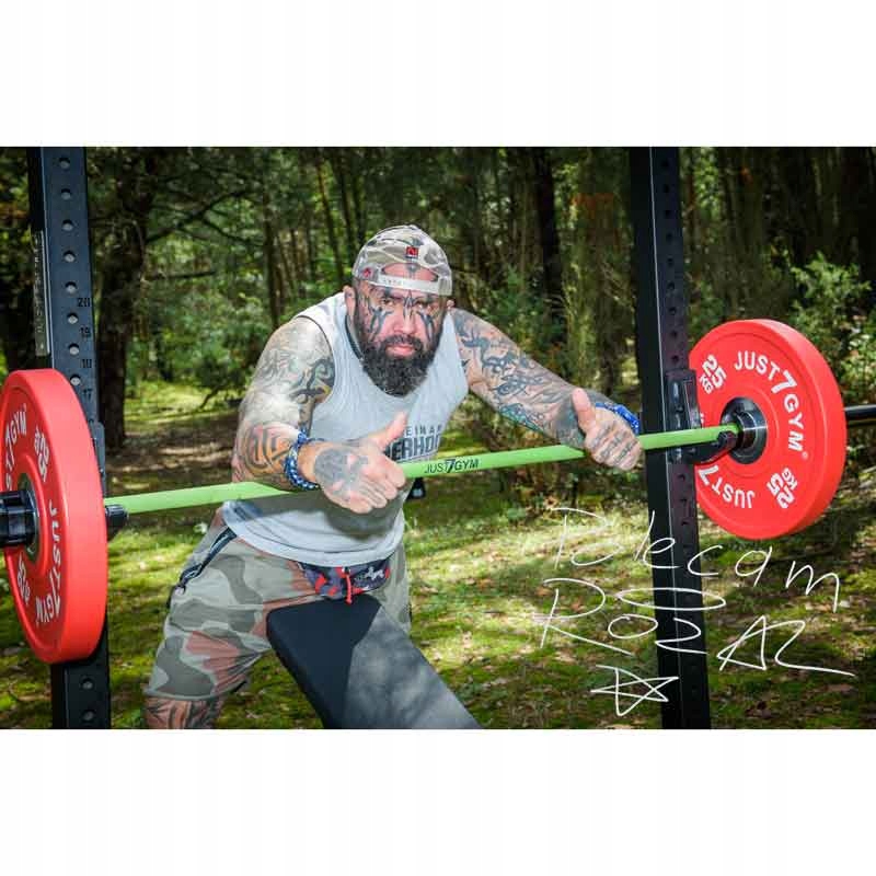 OBCIĄŻENIE OLIMPIJSKIE 25KG TALERZ BUMPER CROSSFIT Łączna waga 25 kg