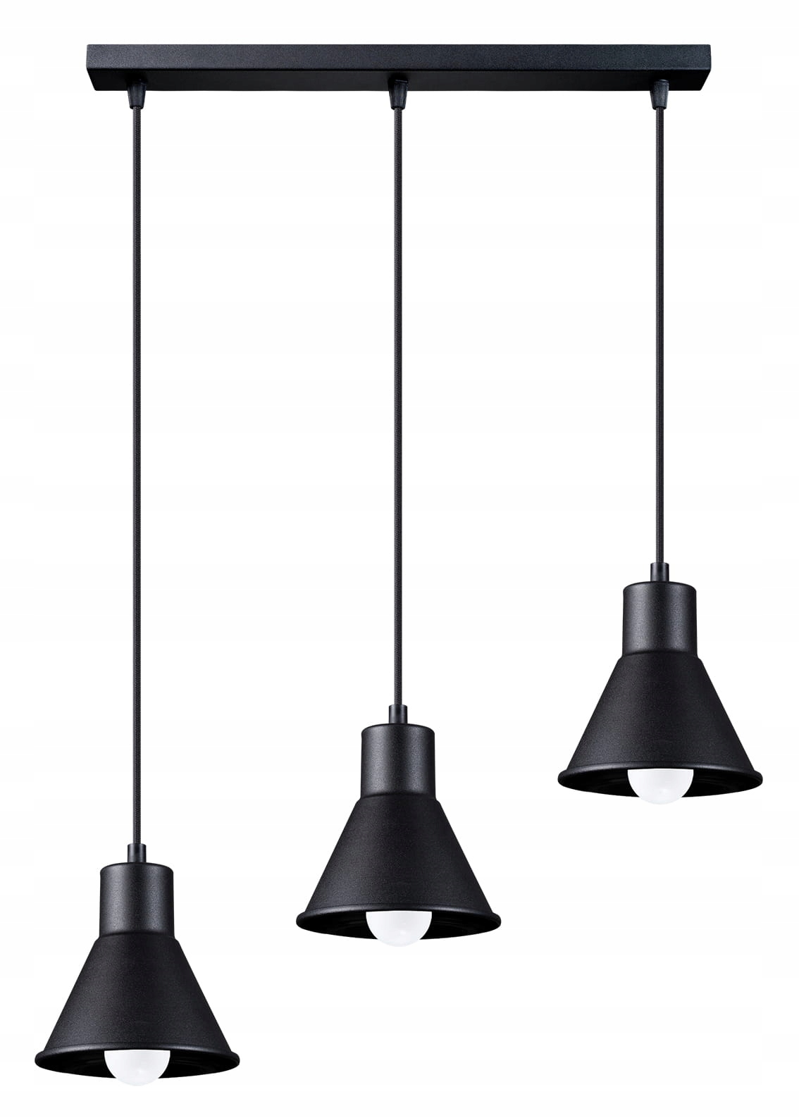 Sollux Luster Taleja 3 čierny E27 model SL.0986