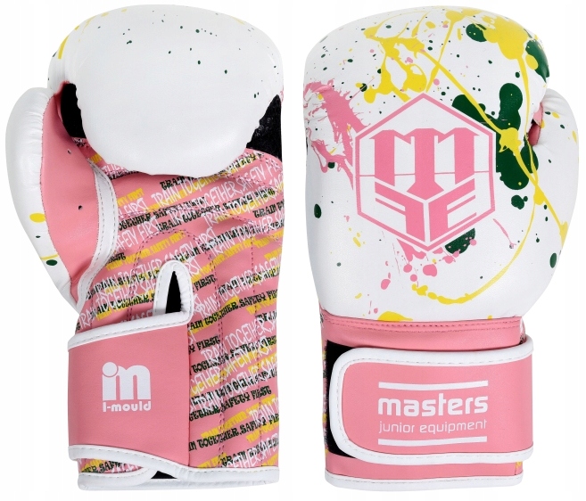 Rękawice bokserskie dla dzieci Masters Sparingowe Art-pink 6 oz różowe