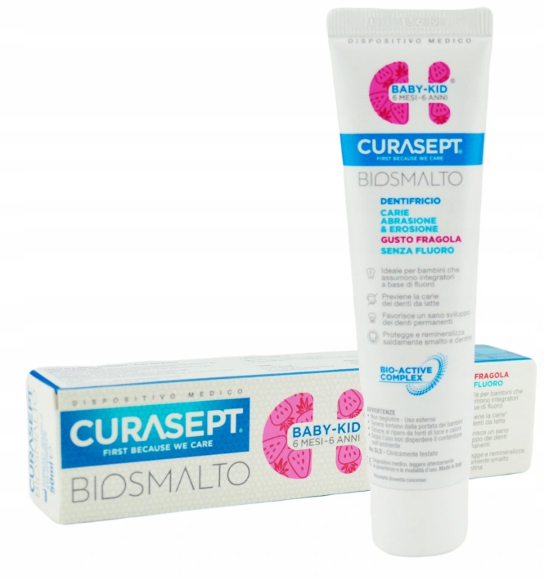 

Curasept Biosmalto Baby Kid Pasta Bez Fluoru 50ml