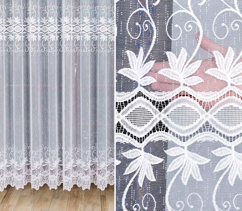 Jowita záclona Vzor 018960 500 x 230 cm (hotová) s lemováním