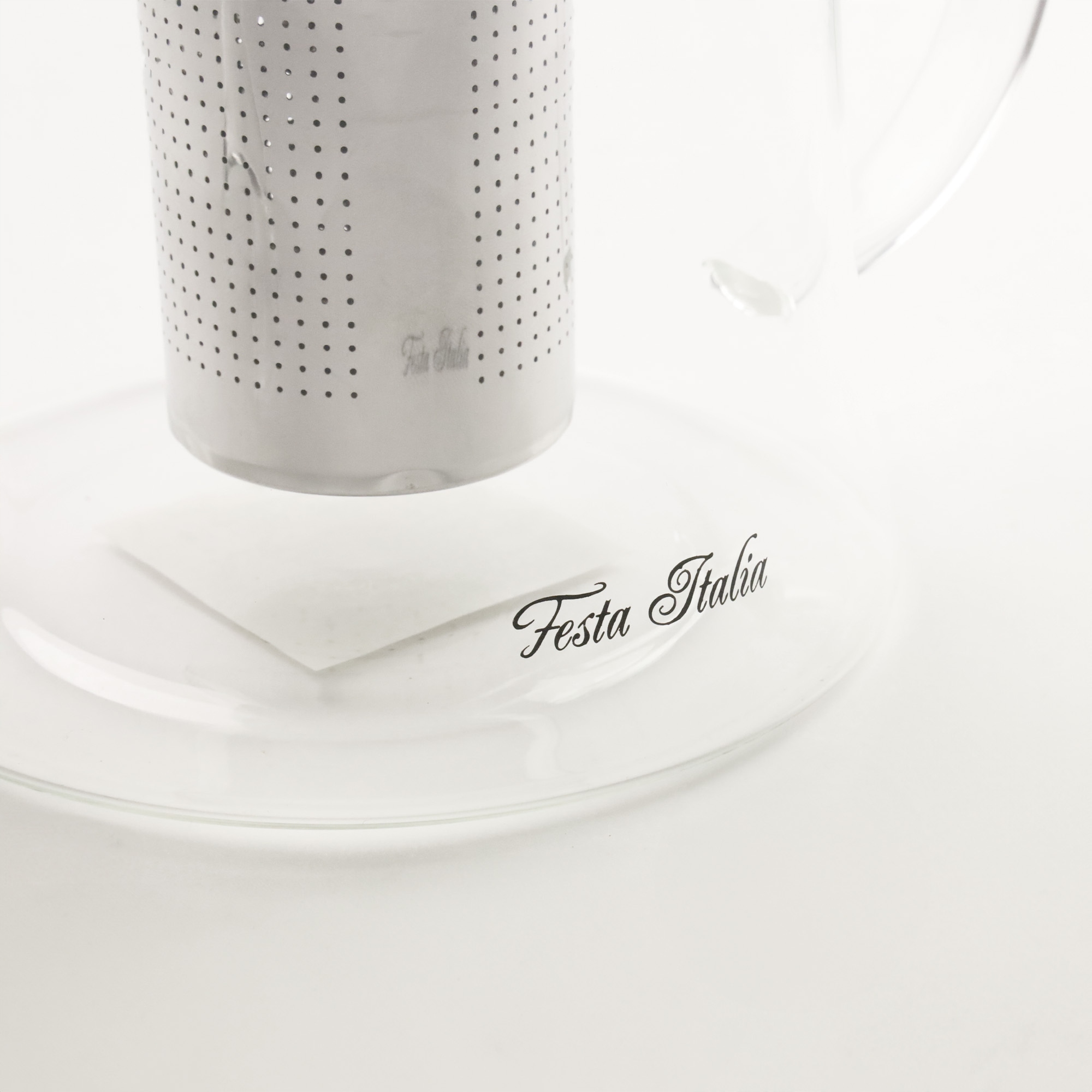 DZBANEK SZKLANY Z STALOWYM ZAPARZACZEM ZAPARZACZ DO HERBATY ZIÓŁ 1200 ML