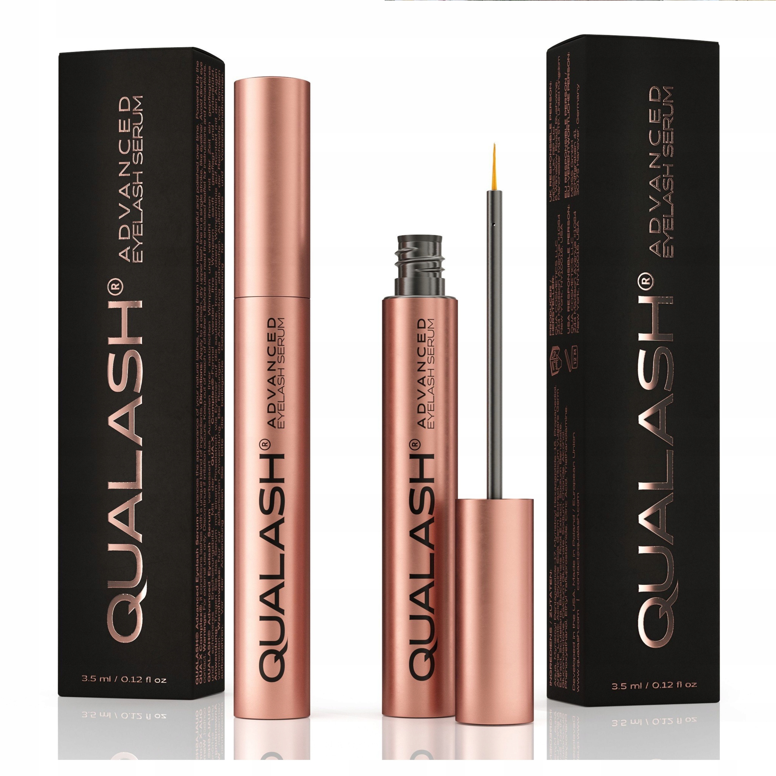 Sérum na řasy Qualash 3,5 ml Regenerační kondicionér pro posílení dlouhých řas