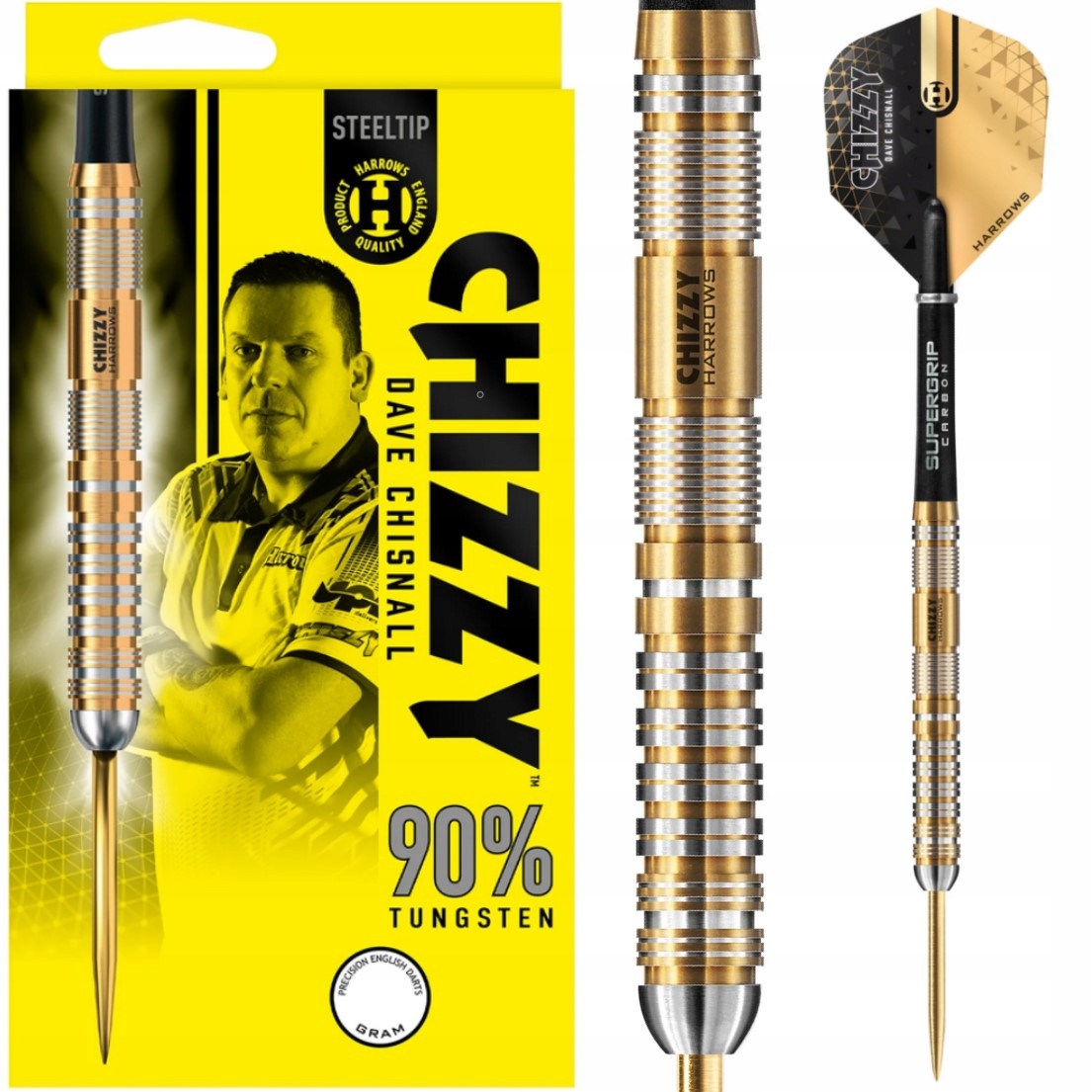 Lotki Rzutki Dart Harrows Dave Chizzy Chisnall V2 90% Wolfram 22g