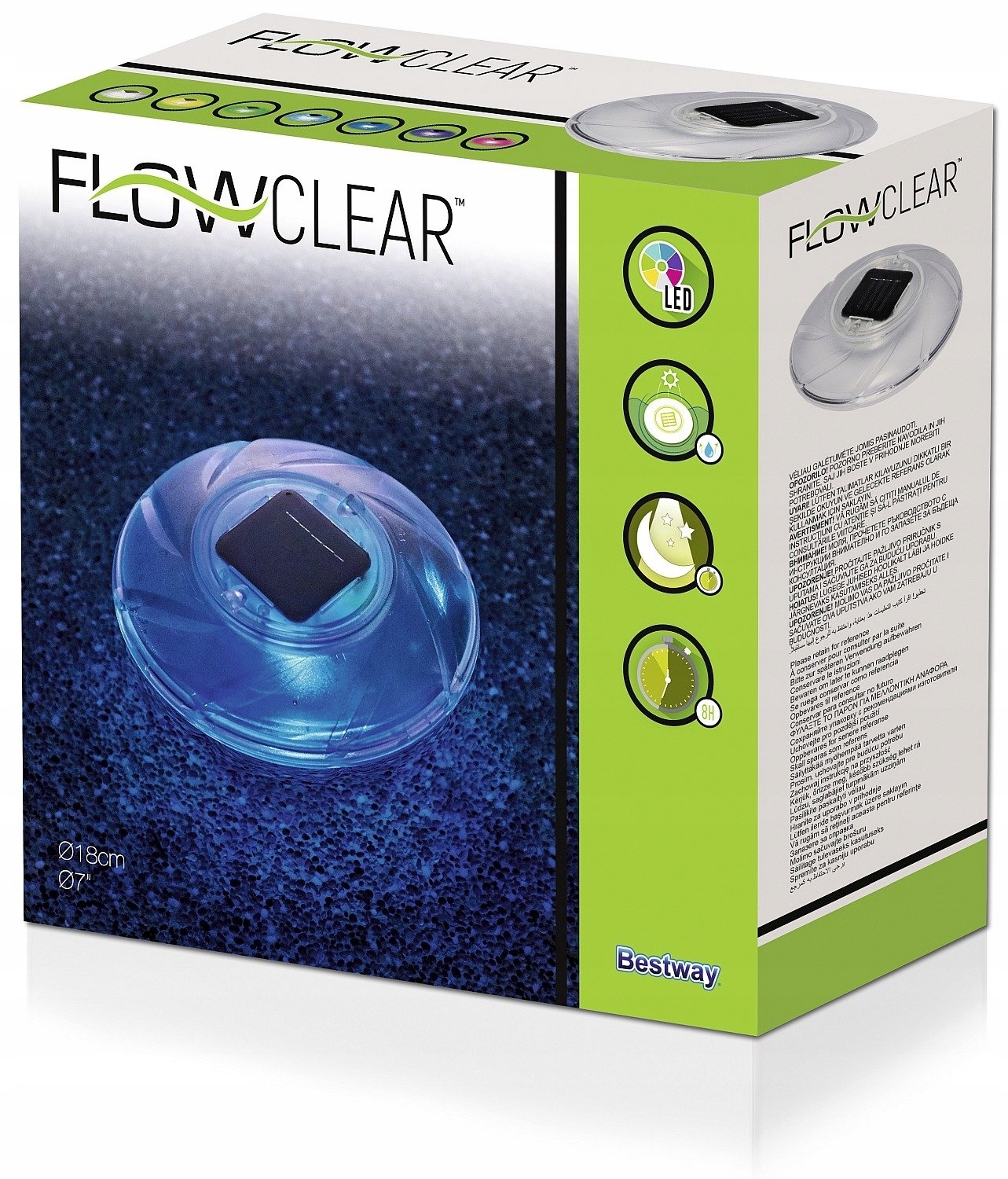 Lampka solarna pływająca do basenu Bestway Pływająca lampa solarna NOWOŚĆ Marka Bestway