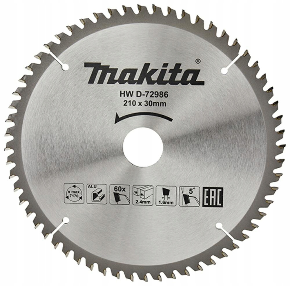 Makita Kotoučová Pila Na Hliník 210x30x60z Economy