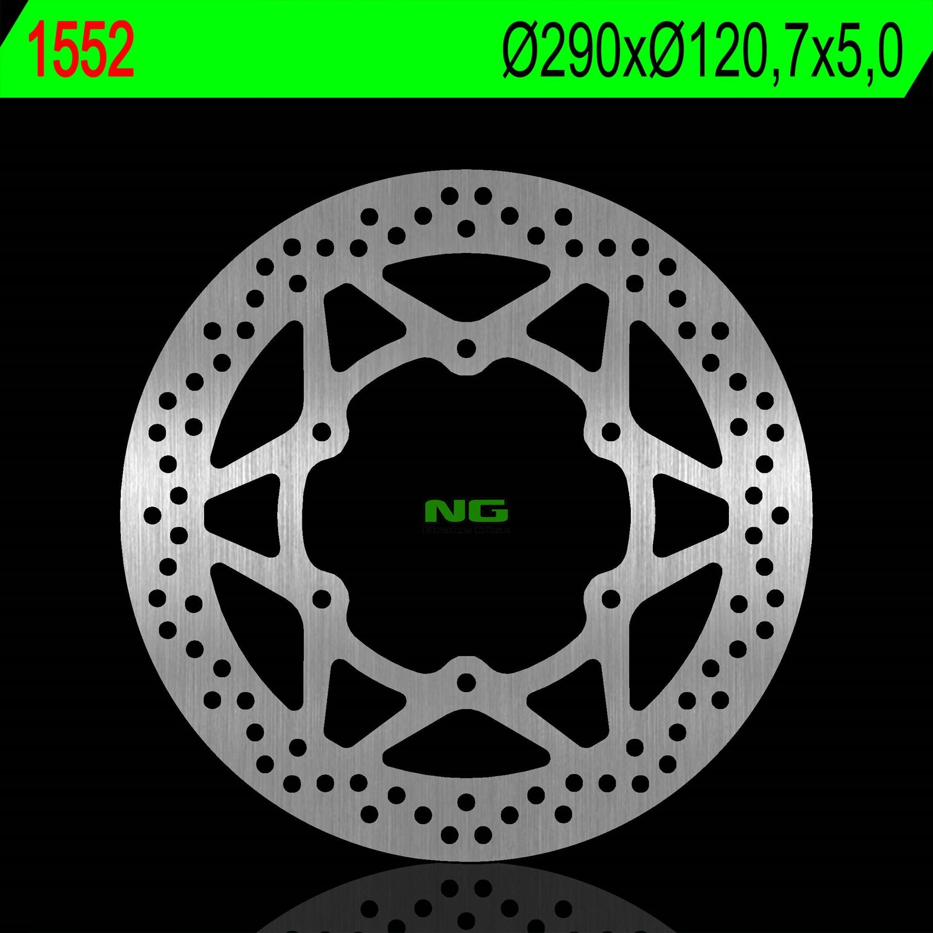 Ng Brzdový Kotúč Predný Suzuki Gw 250 Inazuma 12-17 (290X120,7X5,0MM) (6X