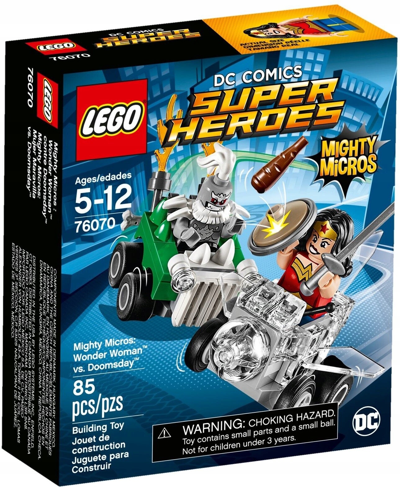 Lego Heroes 76070 Wonder Woman kontra Doomsday Nowe