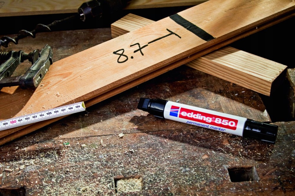 Marker Permanentny 850 Ścięty Czarny Edding Kod producenta 4004764054275