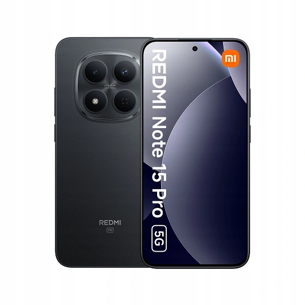 Smartfon Xiaomi Redmi Note 15 Pro 5G 8+256GB Amoled 6,83" 120Hz Czarny
