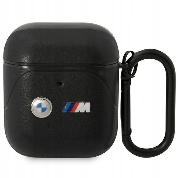 Bmw BMA222PVTK Kryt na AirPods 1/2 černý/černá kůže s prošíváním