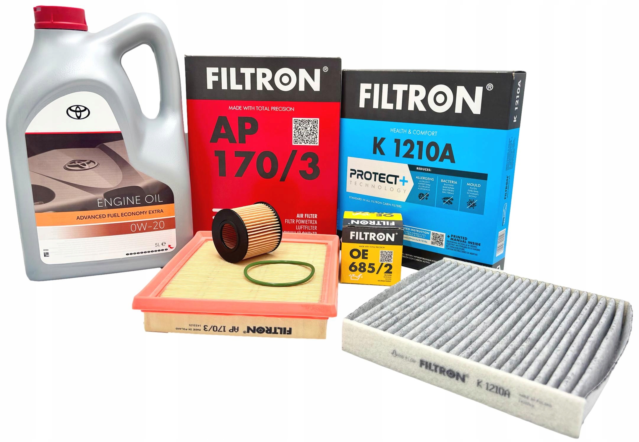 Filtron Sada Olejových Filtrů 0V20 5 L Toyota Auris II 12-18 1.8 Hybrid 99 Km