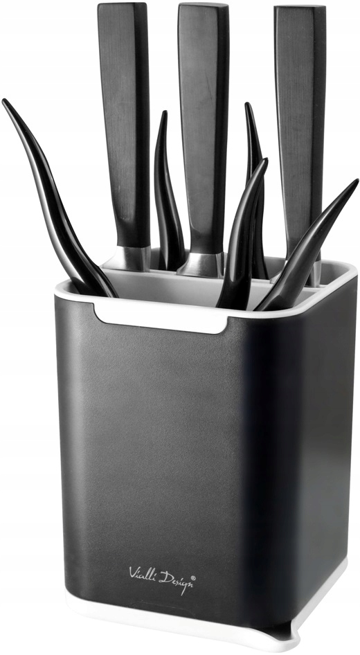 

Vialli Ociekacz Pojemnik Na Sztućce Livio Czarny