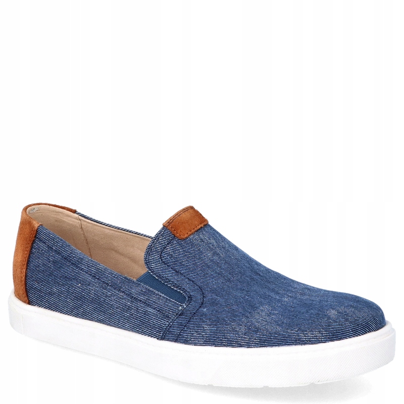 Pánské nazouvací polobotky Caprice 9-14800-42 Jeansové 45