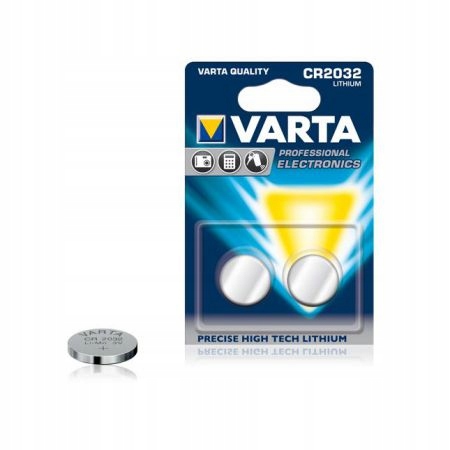 

2x Bateria Guzikowa Baterie Varta CR2032 Litowa 3V