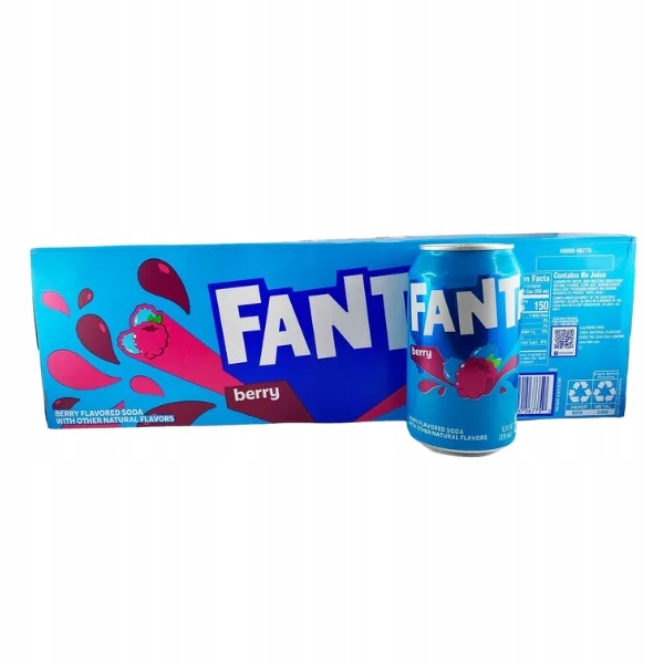 Levně Sada Fanta Berry – 12 plechovek po 355 ml v kartonu