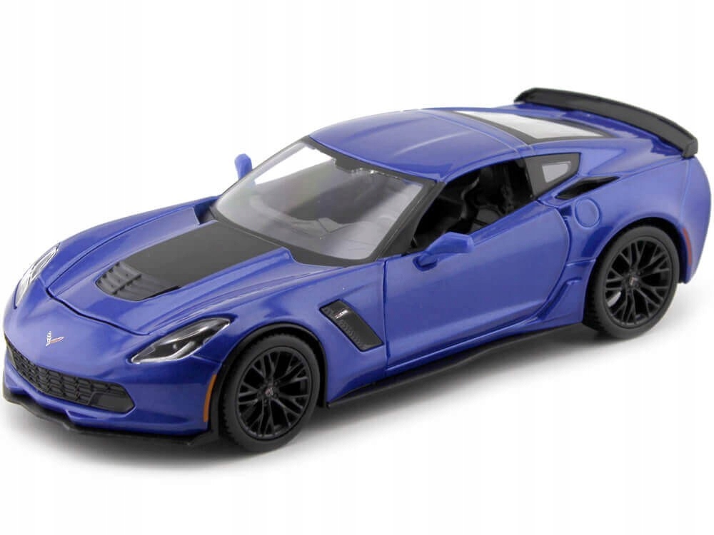 Chevrolet Corvette Z06 C7 2015 Blue Maisto 1:24 1/24 Model Auta 31133