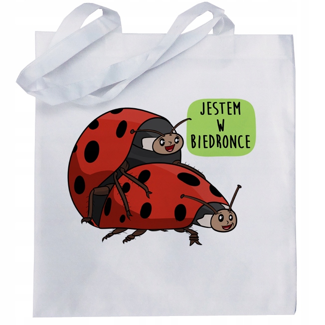 

Zabawna torba eko biedronka biedronki upominek