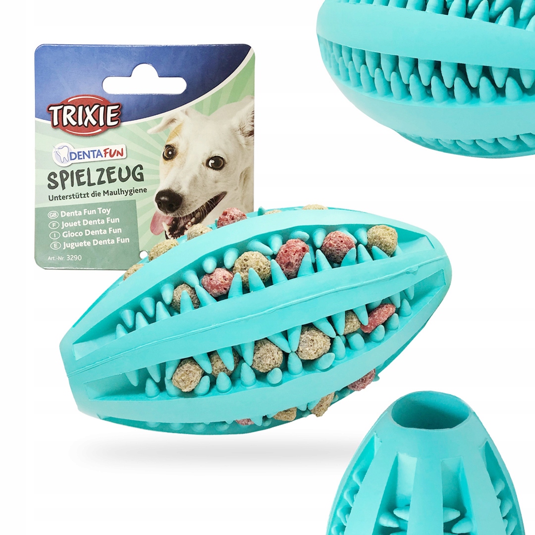 

Piłka gryzak zabawka Trixie Dentafun Rugby 11,5cm