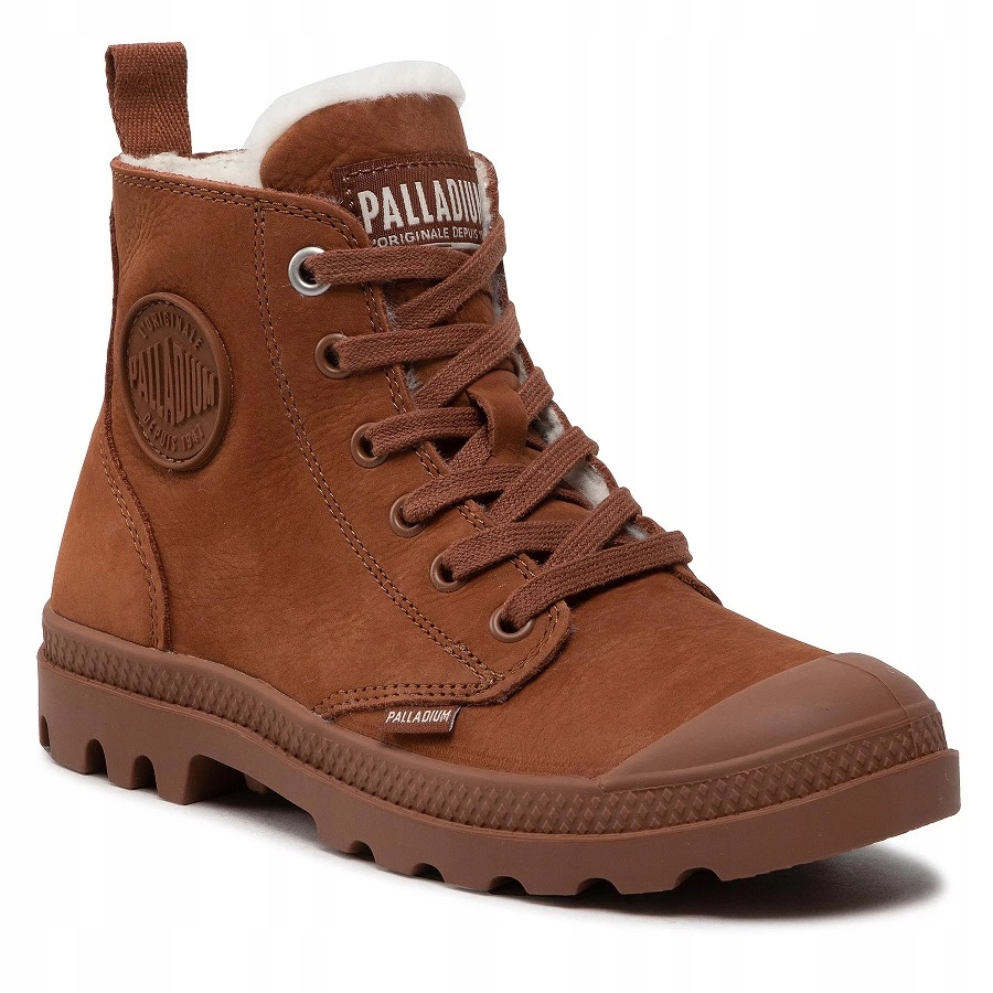 Zimní boty Palladium Pampa Hi Zipp Wl Brown Pattina 40