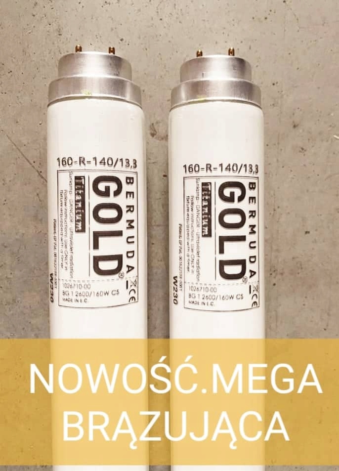 Lampy do solarium Bermuda Gold Titanium