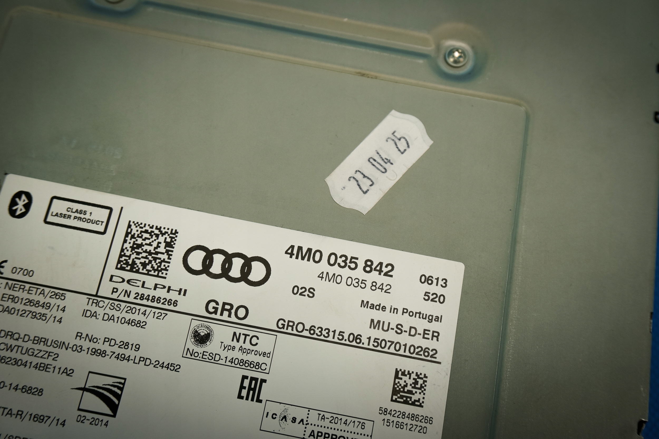 control unit Audi Multimedia Audi Q7 4M 4M0035842