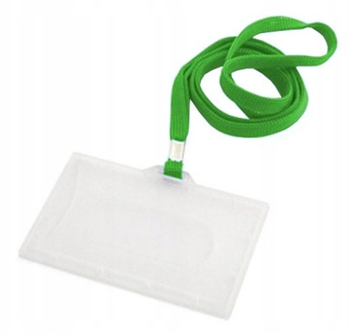 HOLDER Z TAŚMĄ ZIELONĄ IDENTYFIKATOR SMYCZ