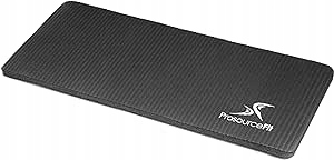 ProsourceFit Mata na kolana do jogi i łokcie 15 mm Czarna 61 x 25,4 cm