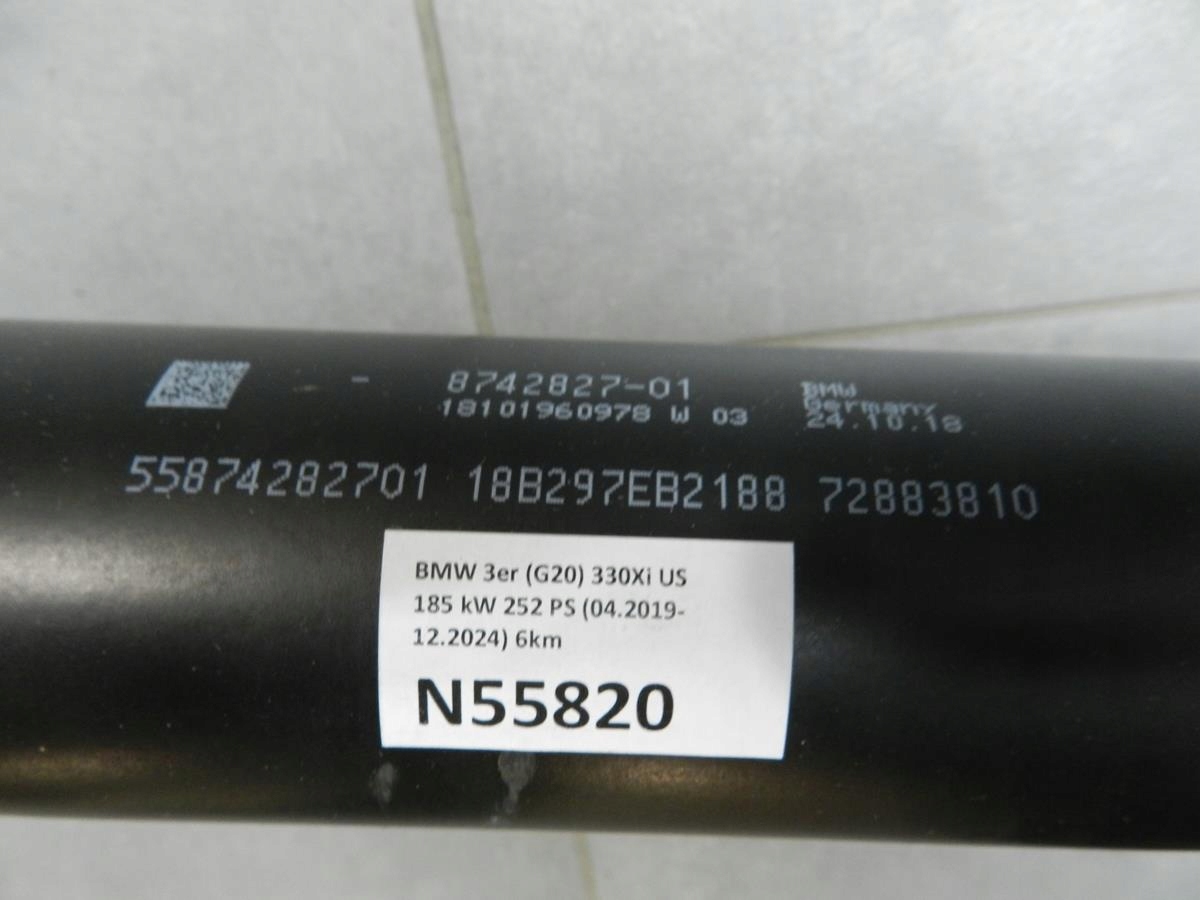 BMW 3 G20 cardan 8742827