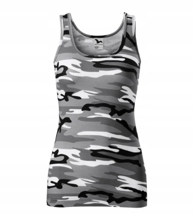 

Damska koszulka bez rękawów Triumph Camo gra L