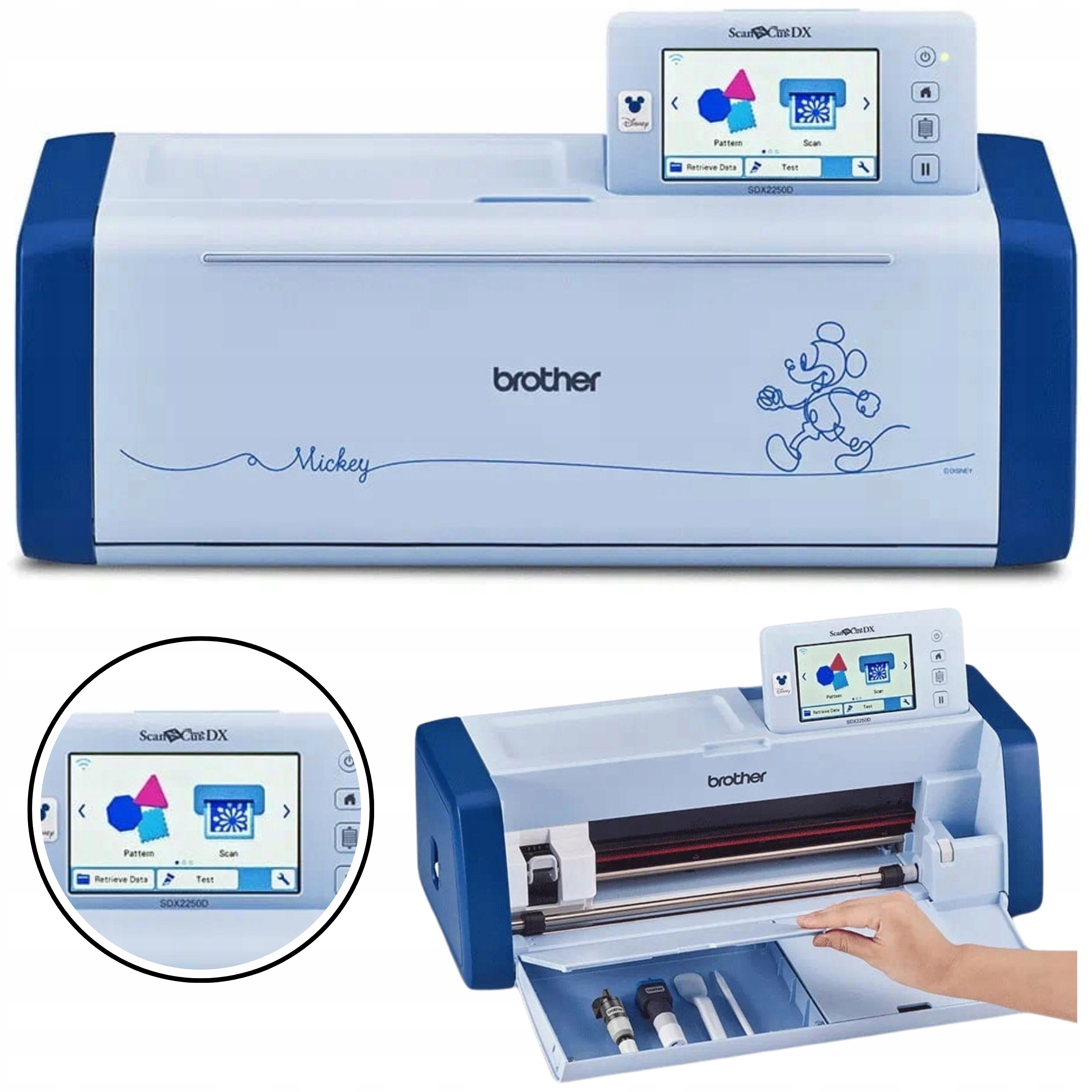 Ploter tnąco skanujący z programem Brother ScanNCut SDX2250D