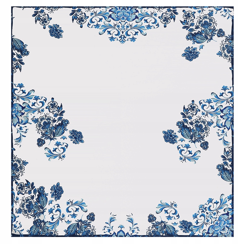 Elegantní bílý pánský kapesníček s jemným vzorem 100% hedvábí Pako Lorente