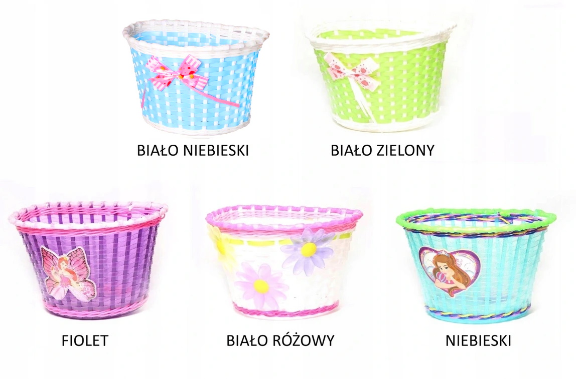 KOSZYK DZIECIĘCY ROWEROWY NA ZABAWKI ROWER PLASTIK Marka Kands