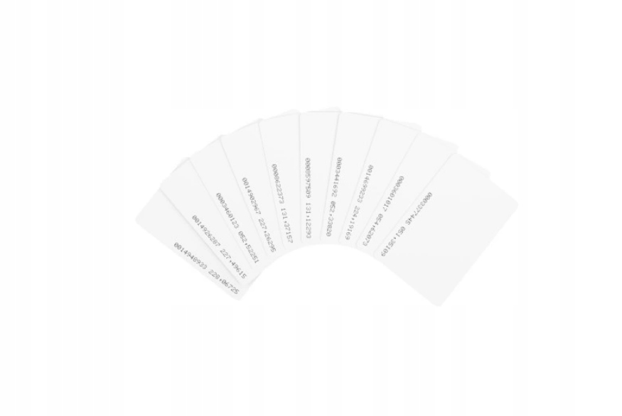 KARTA KONTROLI DOSTĘPU RFID 125kHz UNIQUE 5 szt.