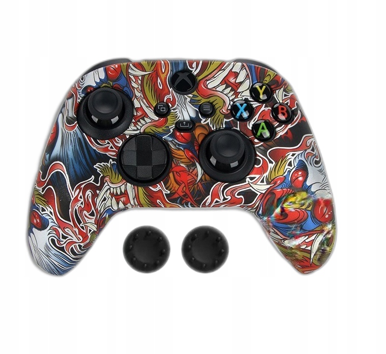 ETUI OCHRONNE SILIKON OSŁONA POKROWIEC DO PADA XBOX SERIES X S +2 GRIPY