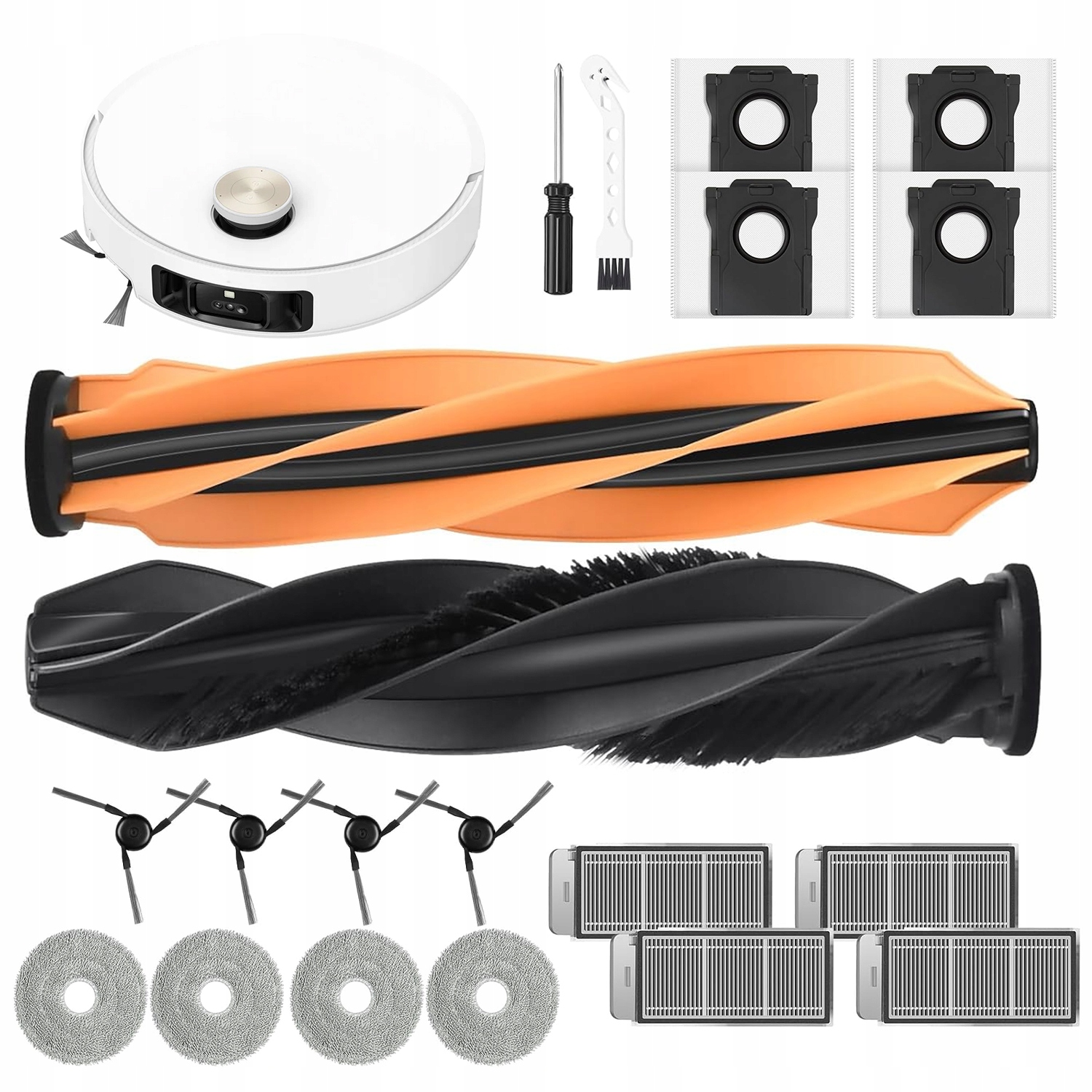 Set Filtrů Kartáče Pro Mova V50 Ultra Dreame X50 Ultra L40s Pro L50 Pro