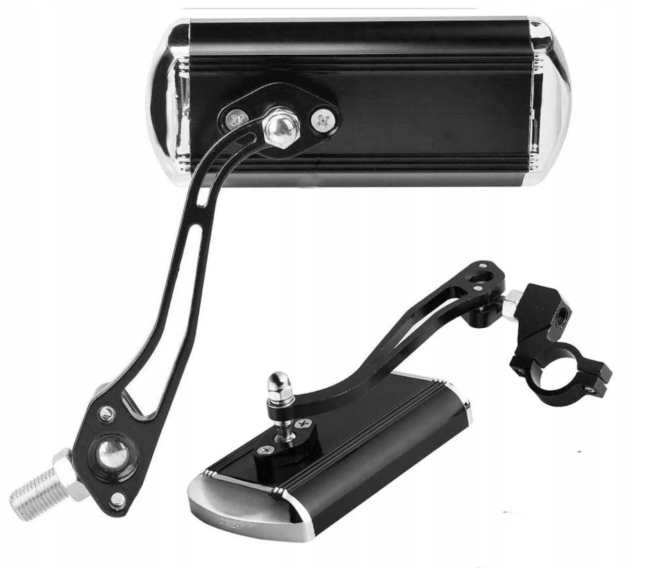 2X LUSTERKO ROWEROWE DO ROWERU NA KIEROWNICĘ REGULOWANE zestaw LEWE / PRAWE Marka Stator