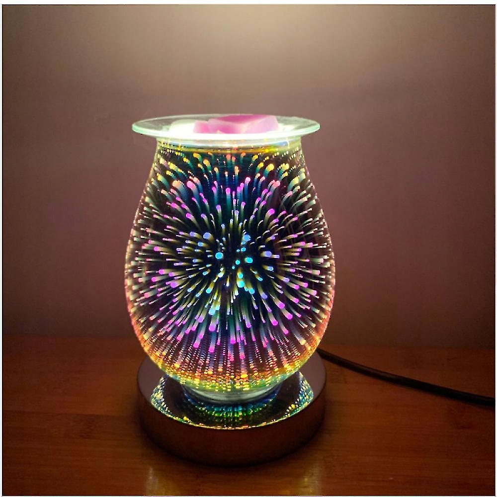 Aroma Lamps, 3d Touch Dimming Glass Electric Oil (G06617608331908
