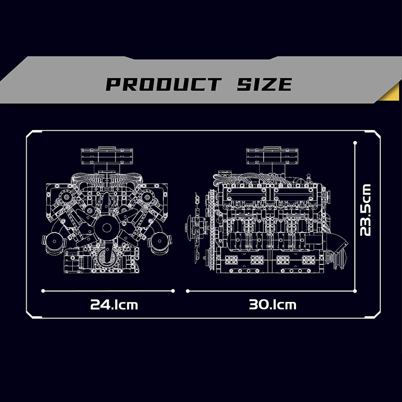 KONSTRUKCIJAS BLOKU VEIDNIS KING 10182 DZINĒJA TVERTNE 2250 ELEMENTI Kind komplekts