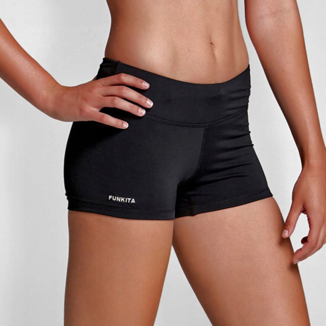 Kraťasy plavecké kraťasy Funkita Boy Leg Still Black 12 (UK34) M