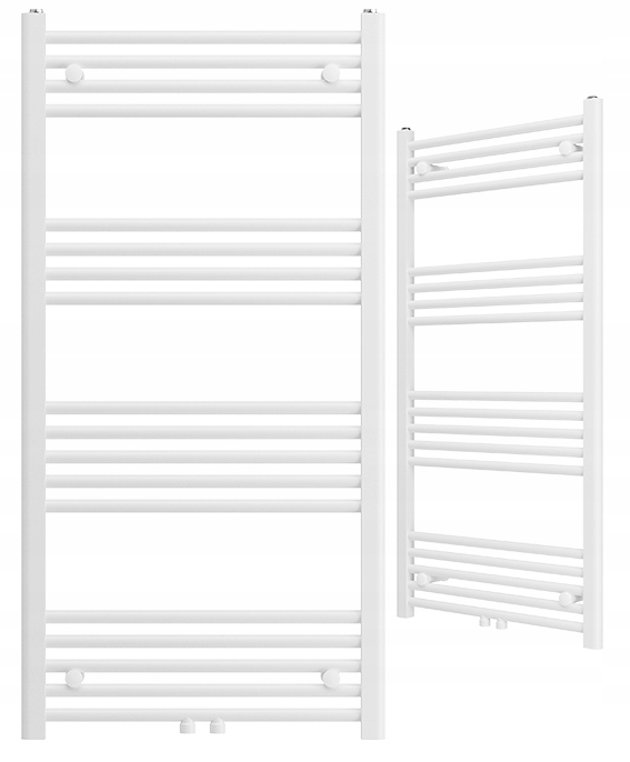 Ohrievač Biela Kúpeľňová Kaloryfer Moderný Rebríkový 120x60 cm Raven