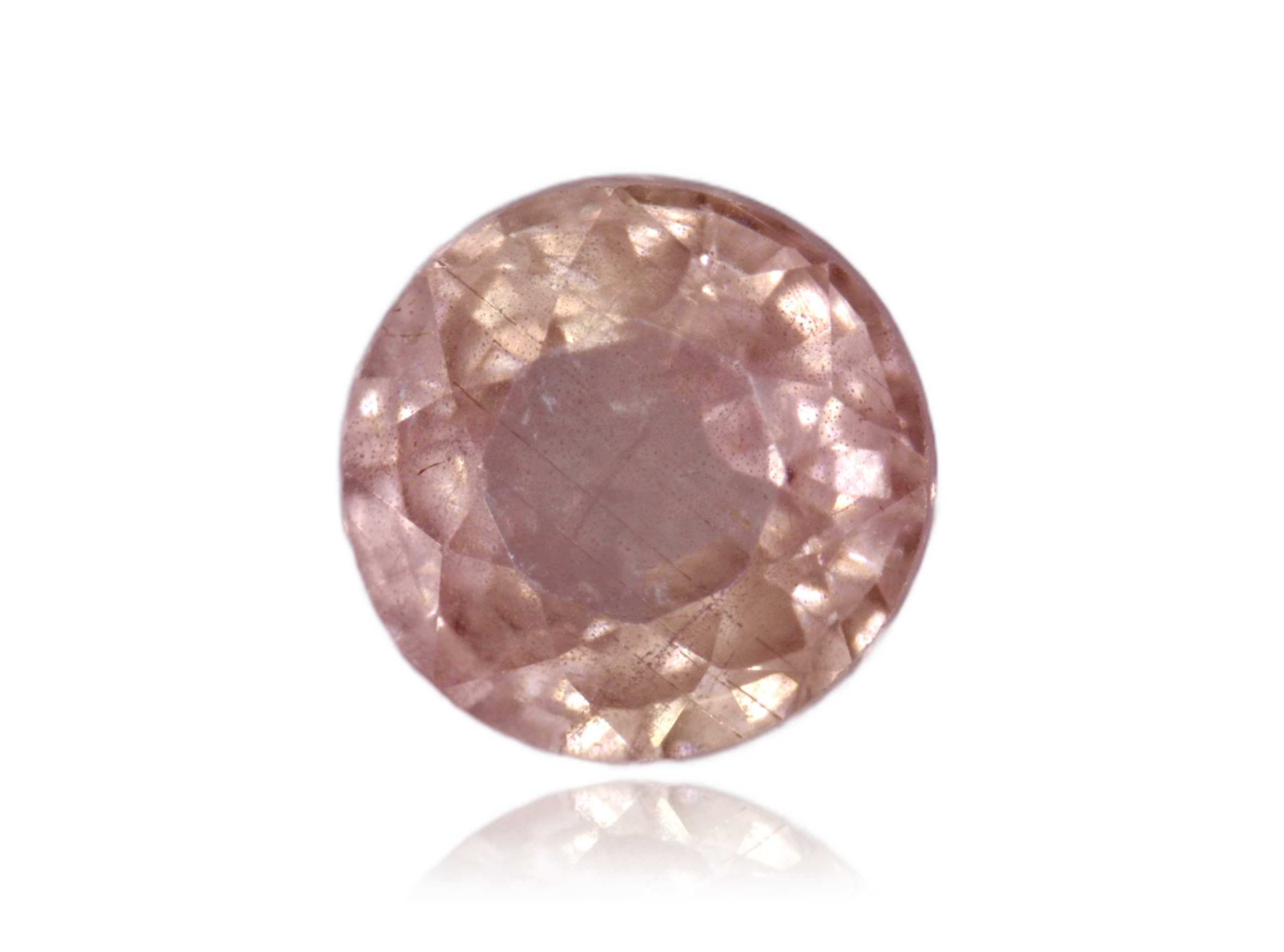 Safír 0.17ct Růžový Kulatý eCertifikát Wbd